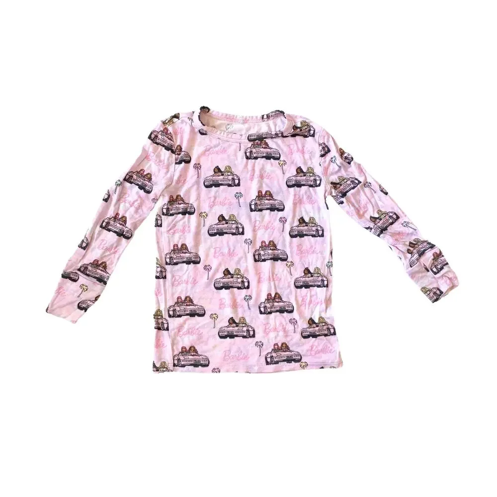 Posh Peanut Barbie Cruisin Two Piece Bamboo Pajamas 3T to 4T